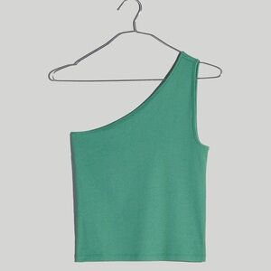 Madewell Rib One-Shoulder Tank by Supima®
